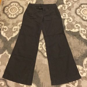 The limited drew fit brown wide leg linen pants