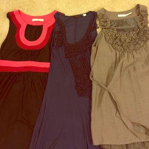 Bundle 3 Sleeveless Dresses DONATING SOON