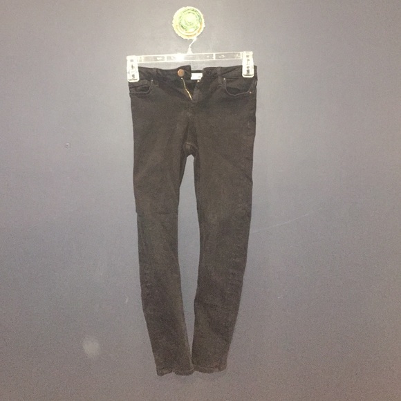 Black Topshop Jamie skinny jeans size 26