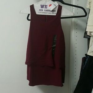 NEW banana republic Maroon top