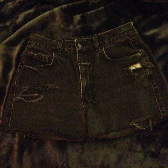 Black High Waisted Shorts Size 8 - Picture 1 of 2