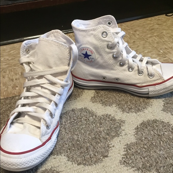 Sold on Facebook ‼️ White Converse High Tops