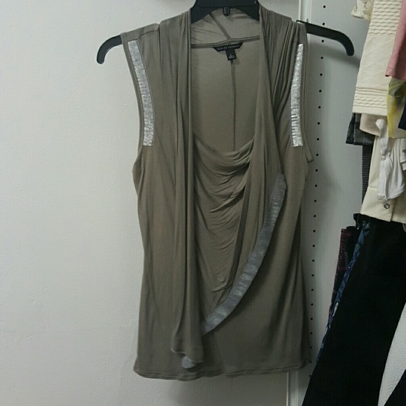 Olive With Sequence Top - image 1