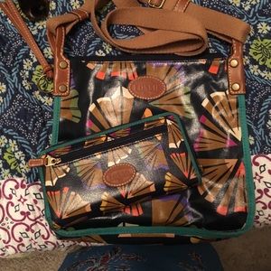 Fossil cross body bag and wallet