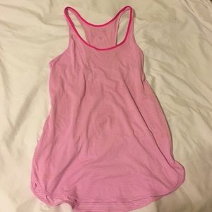 Pink Lulu Lemon racer back tank