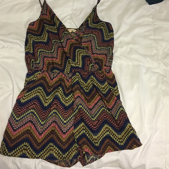 Annabelle wrap front short romper