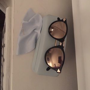 Karen Walker Gold Sunglasses