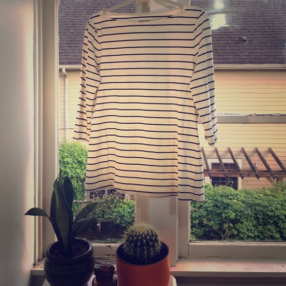 ✨SOLD✨ Striped Boatneck Top
