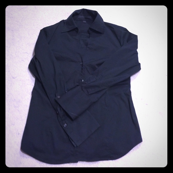 Black Express button down shirt