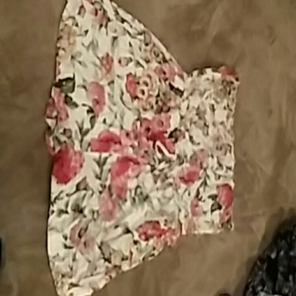 Strapless flowered jumpsuit - Picture 2 of 2