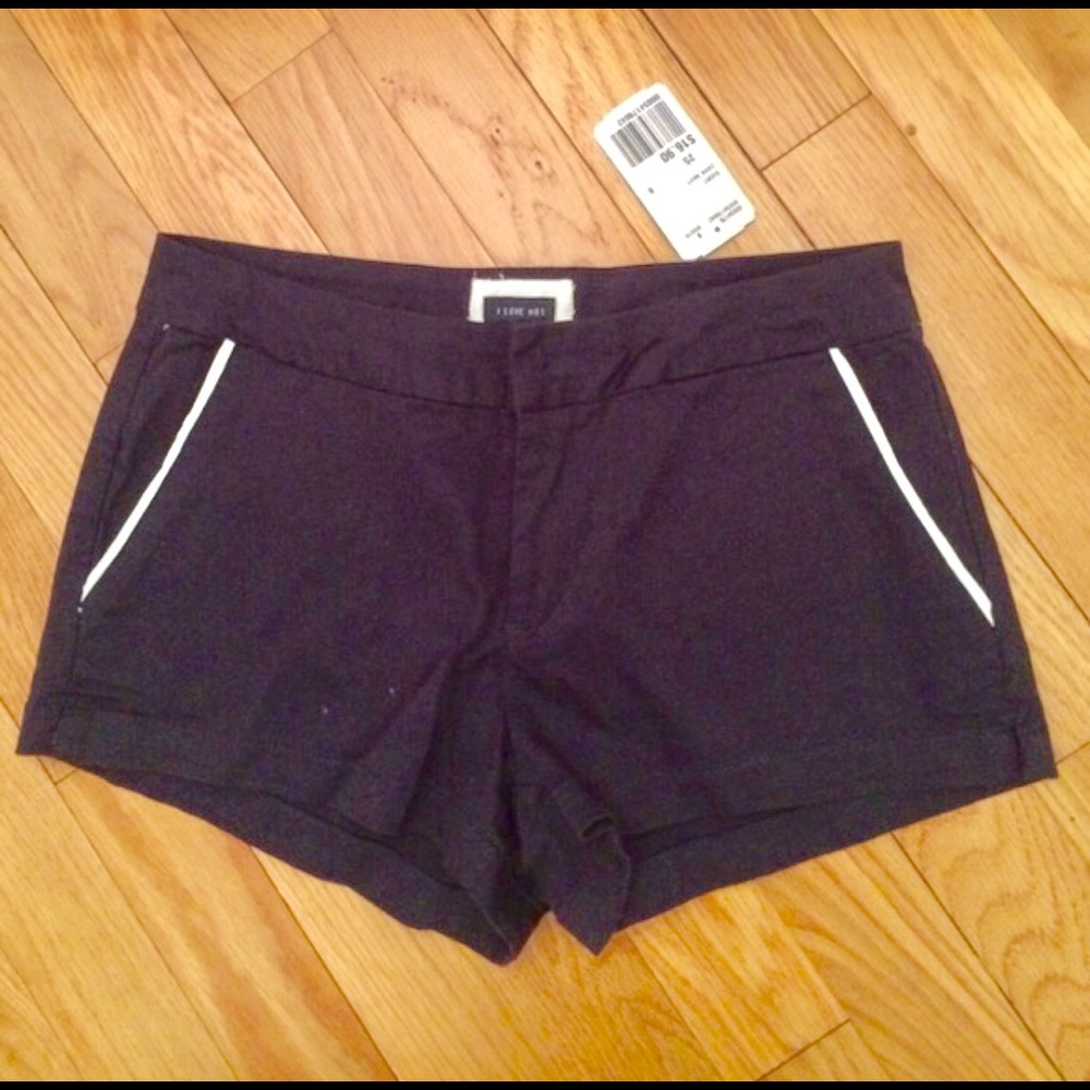 Navy & white F21 shorts