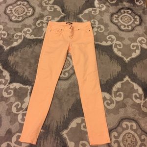 Paige peach colored jeans