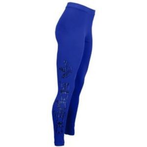 Adidas blue trefoil leggings medium