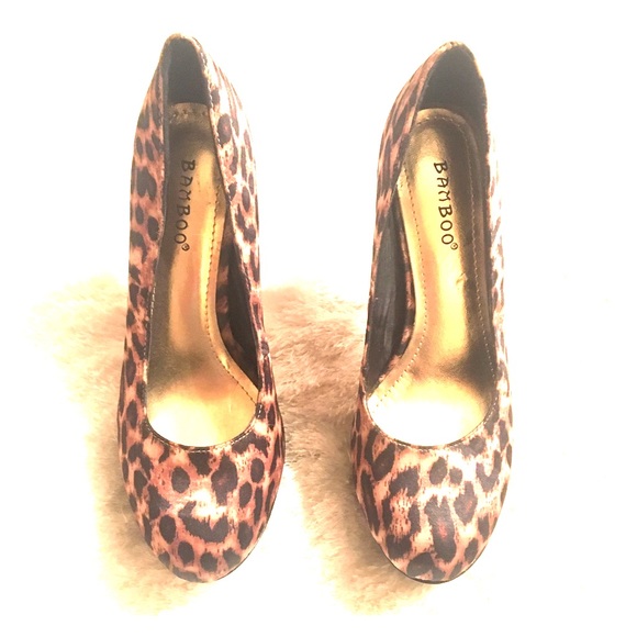 Cheetah print heels