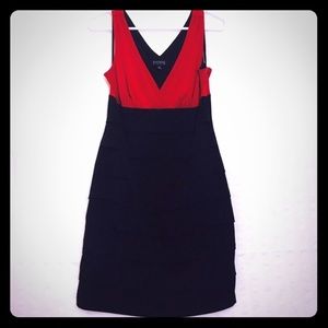 Sexy Red and Black Cocktail Dress