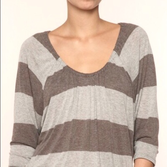 ✖️SOLD✖️ Ella Moss Light-Weight Stripe Vida Top - Picture 2 of 3