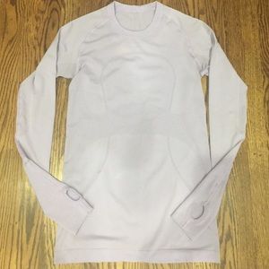 Lavender Lululemon long sleeve shirt
