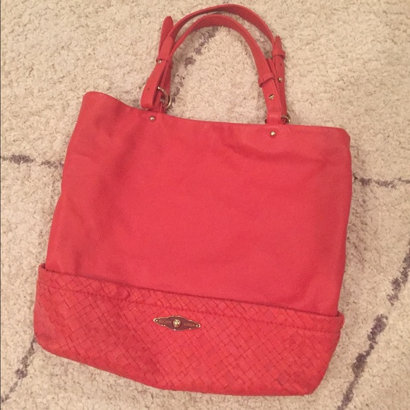 Elliott Lucca Cartagena Leather Tote Cayenne