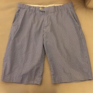 Men's gingham shorts