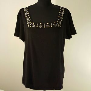 Karen Scott short sleeve shirt XL