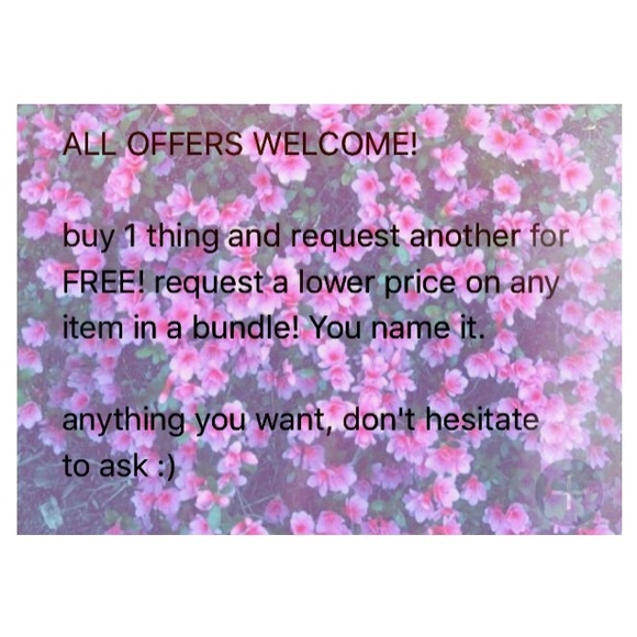 ALL OFFERS WELCOME