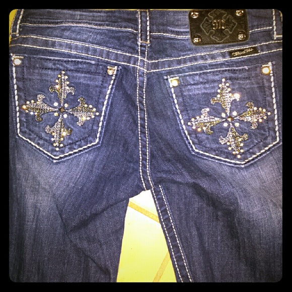 Miss Me Jeans Size 29 x 34 NEW with Cross Pockets