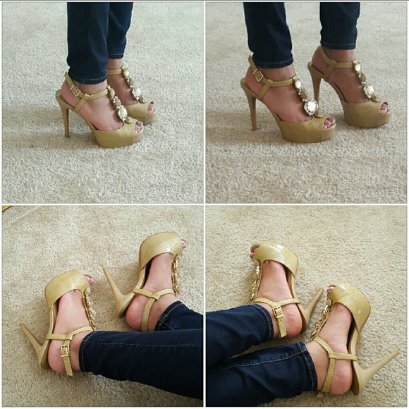 Gianni bini gold heels - Picture 4 of 4