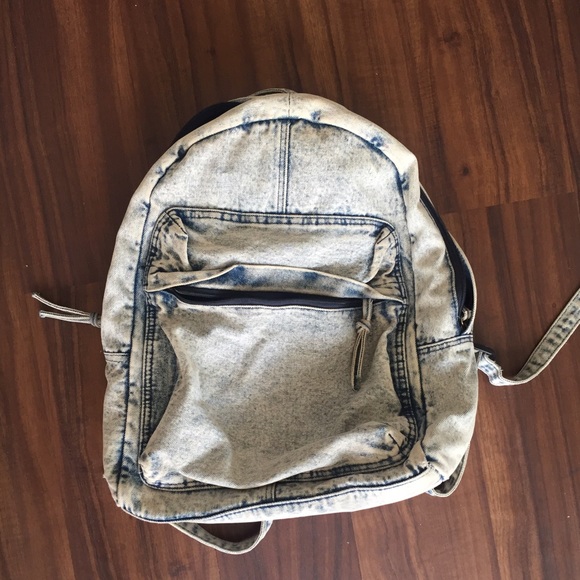 Urban outfitters denim backpack cute