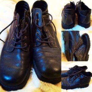 Black lace up Bootie size 7.5