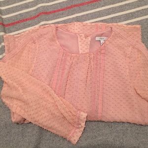 JCrew Pink Blouse.  8 Tall
