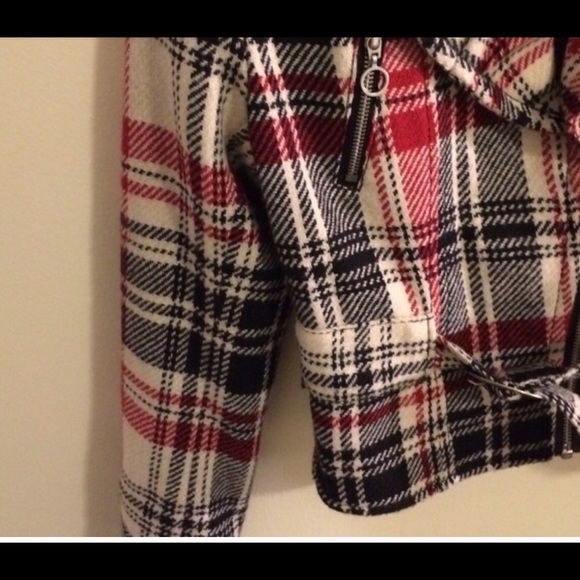 Plaid Biker Jacket - Picture 3 of 3