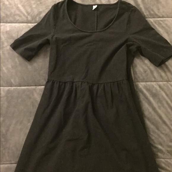 Comfy Old Navy stretchy black dress LBD large