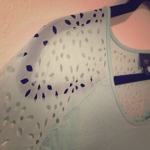 ❌ DONATED ❌ Mossimo Teal Cut-Out Detail Shirt