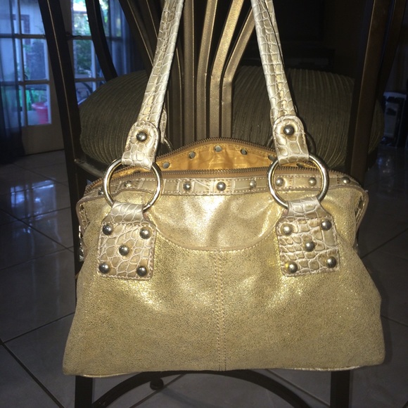 Kathy Gold Purse