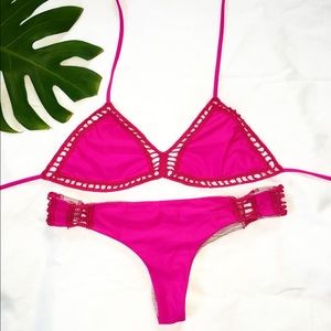 Acacia Swimwear Guava Pop Andy & Tanzania