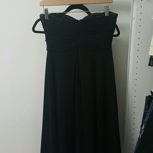 Strapless black dress - Picture 3 of 4