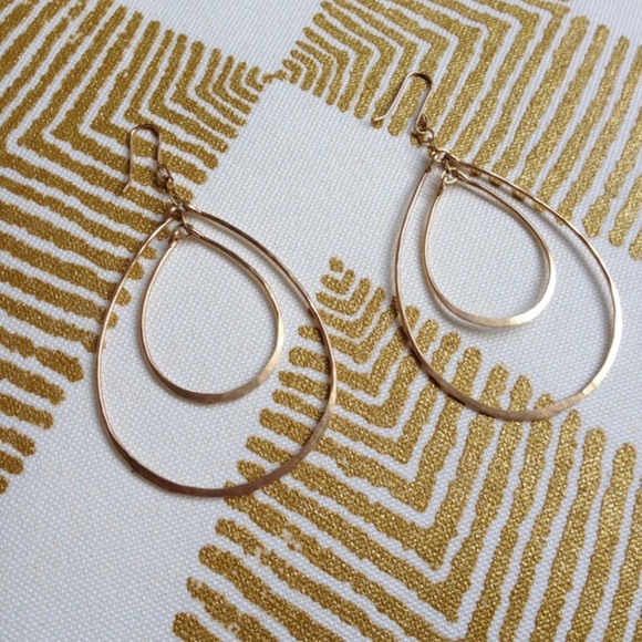 Jewelry - Hammered 14k Gold Filled Earrings
