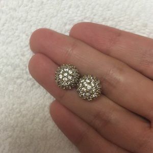 Sparkly Round Studs