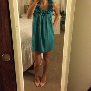 Teal Shift Dress