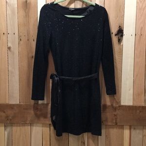 Express Black Sequence dress