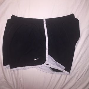 Nike Dri-Fit Shorts, Black and White