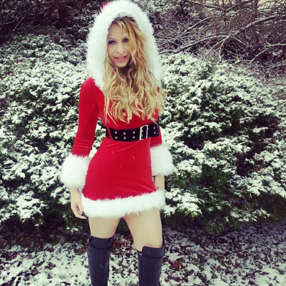 Secret Santa. Sexy Christmas Costume.