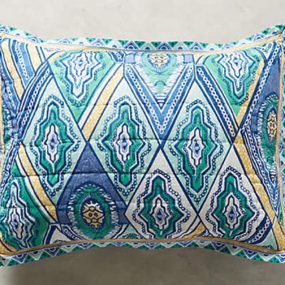 Anthropologie crackled batik shams (set of 2)