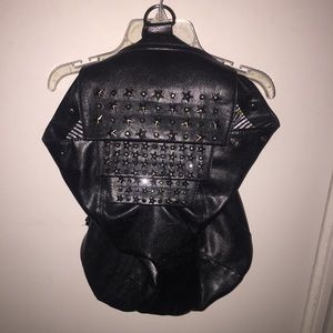 LF Faux Leather Star Studded Bag