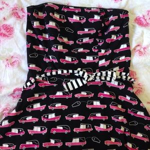 Strapless Pink Hearse Dress