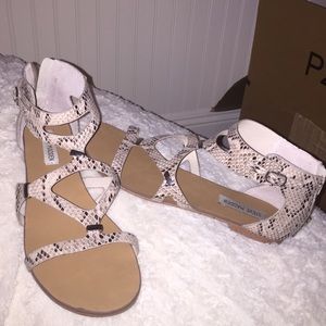 Steve Madden Snakeskin Sandals