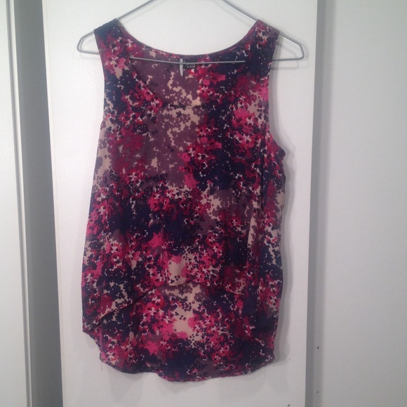 Sparkle & Fade - size S - floral tank top