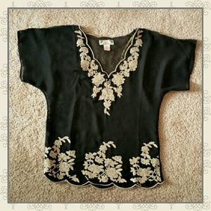 Boho Sheer Top