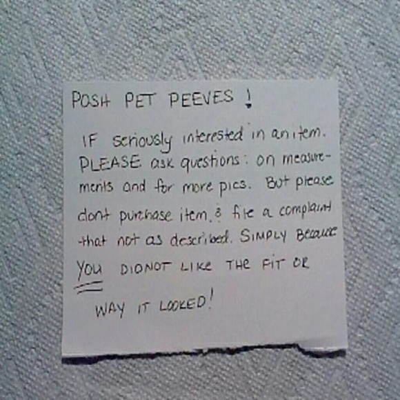 Posh pet peeve!!