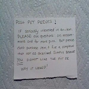 Posh pet peeve!!